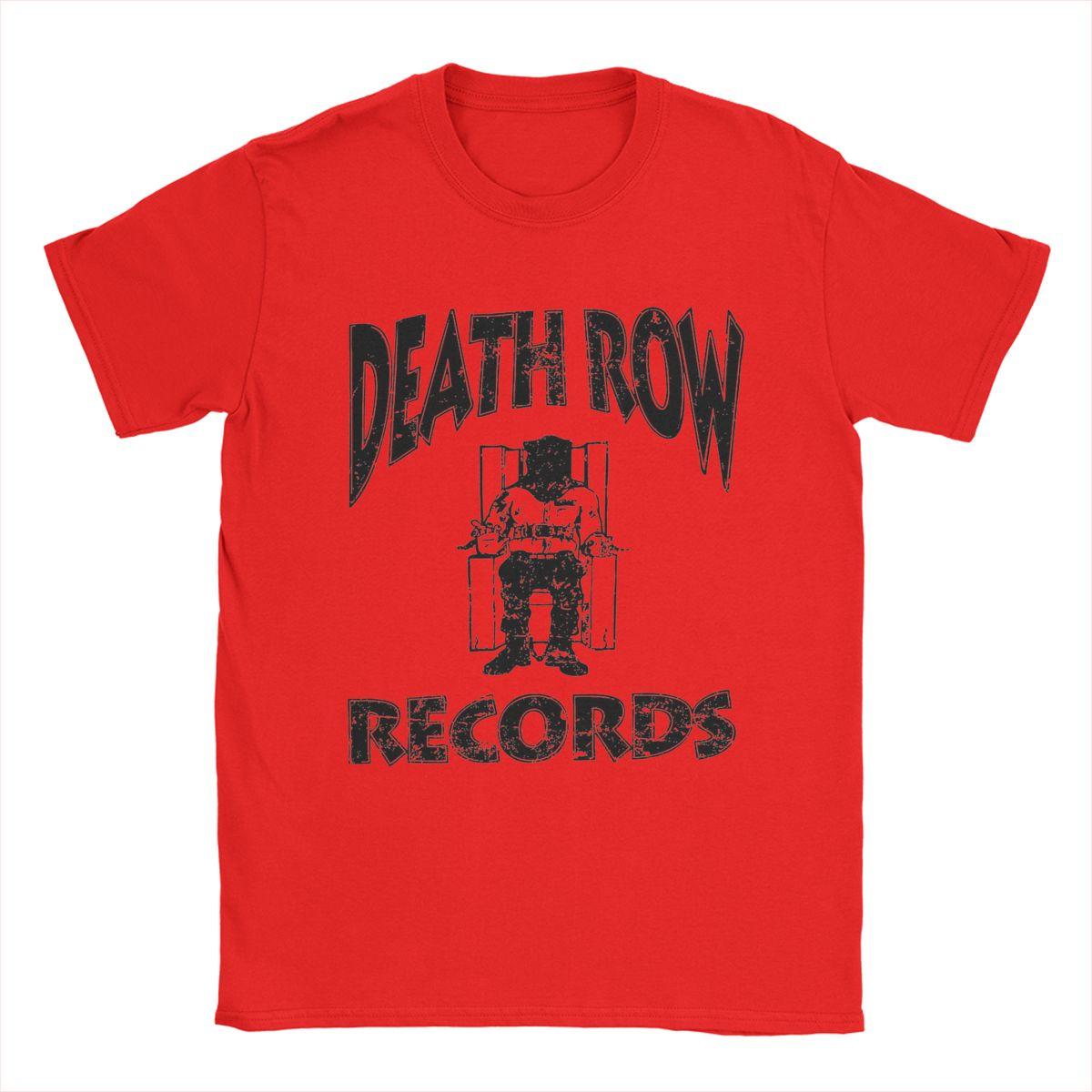 

Футболка Death Row Records для мужчин Модная футболка 100% хлопок Круглый вырез Короткий рукав Новое поступление Одежда S