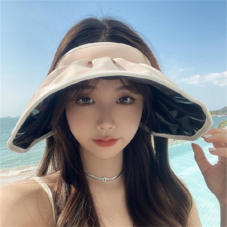 Summer Sun Visors Hat Women Visors Hat Women SunHat With Ponytail Hole Foldable