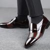 Spring New Soft Leather Soft Sole Round Head Breathable Trend Casual Leather Shoes Business Dress Fashion British Trendy Shoes Men's Shoes