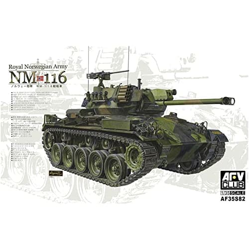 AFV Club AFV CLUB 1/35 Norwegian Army NM-116 Light Tank FV35S82 Plastic Model