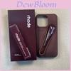 Coque de téléphone en silicone Rhode Lip Gloss pour iPhone 12 avec fonction support antichoc