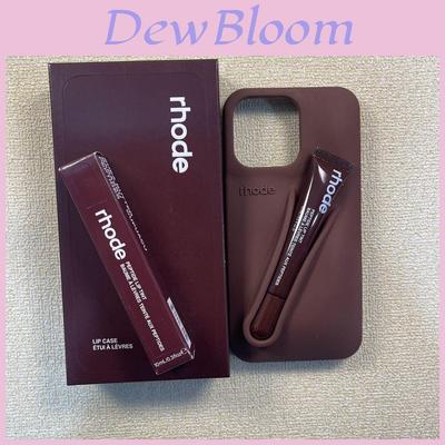 Rhode Lip Gloss Silicone Phone Case For Iphone 12 With Shockproof Stand Function