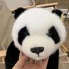 Simulation Realistisch Flauschiger Zoo Panda Weiches Plüschtier Niedliche Bären Plüschtier Puppe Liegend Lustige Spielzeuge für Mädchen Geburtstagsgeschenke