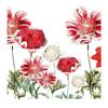 Spring Flowers Window Clings Double-sided Watercolor Flowers Glass Decals Reusable Static PVC Sticker for Home Glass Door Window