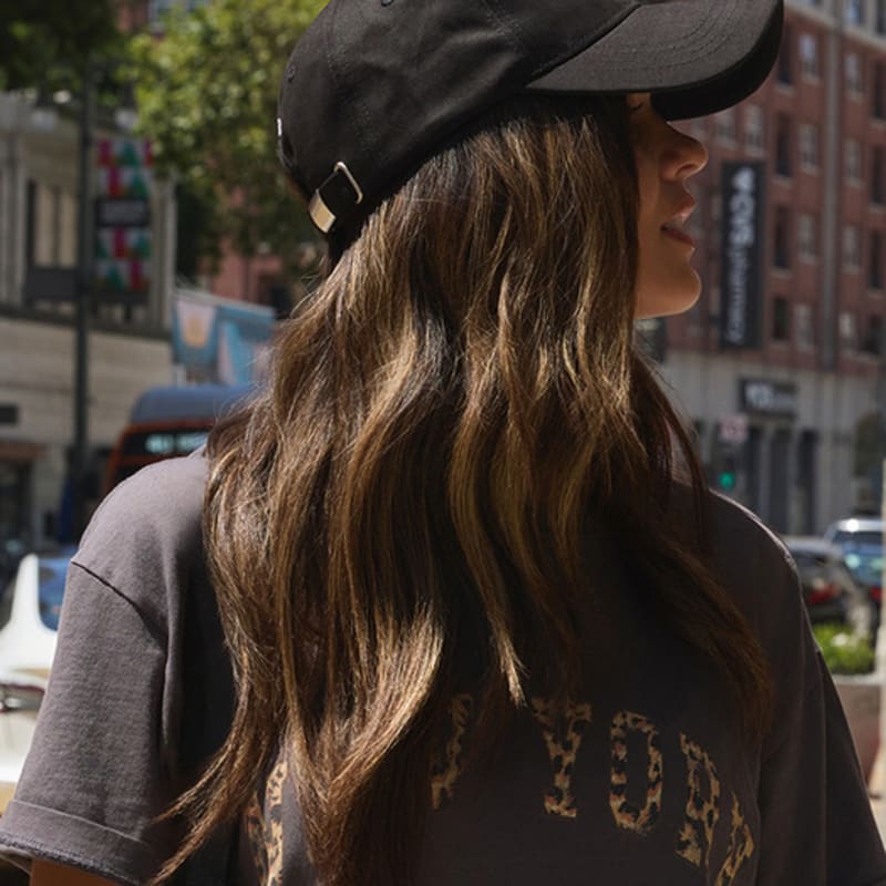 ERER Embroidered S-ER Logo Artwork Baseball Cap Black