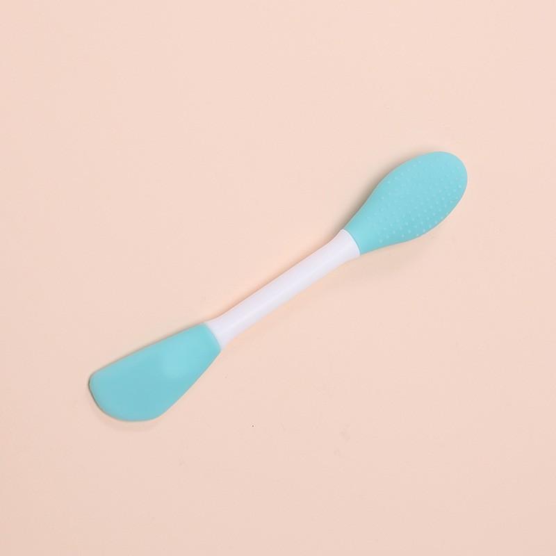 Doppelköpfige PRT-Material Maskenpinsel Gesichtsreinigungsmassagebürste Schlammmasken-Applikator Gesichtsschönheitswerkzeug Tragbarer Pinsel