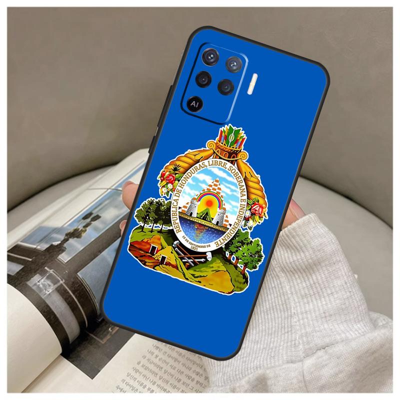 Honduras Flag Case For Oppo A80 A60 A40 A5 Pro A15 A16 A17 A57 A77 A94 A74 A54 A76 A96 A18 A38 A58 A78 A98