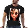 Momo (Creepypasta) T-Shirt Cotton Tshirt 100% Man T Shirt Cotton Man T Shirt Summer T-shirt