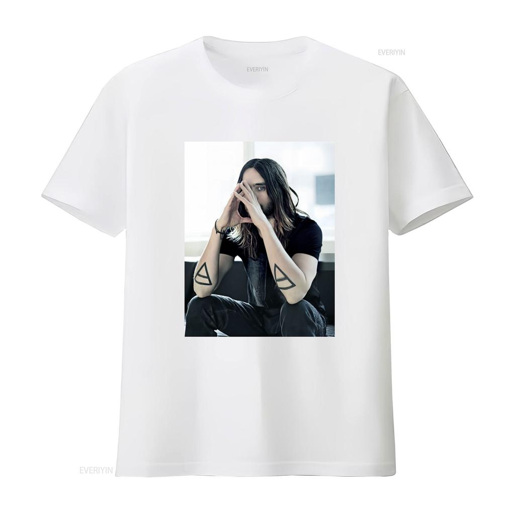Jared Leto Retro T Shirt Funny Design Comfortable Fabric Perfect For Fans Vintage Casual Soft Homme Streetwear Stylish