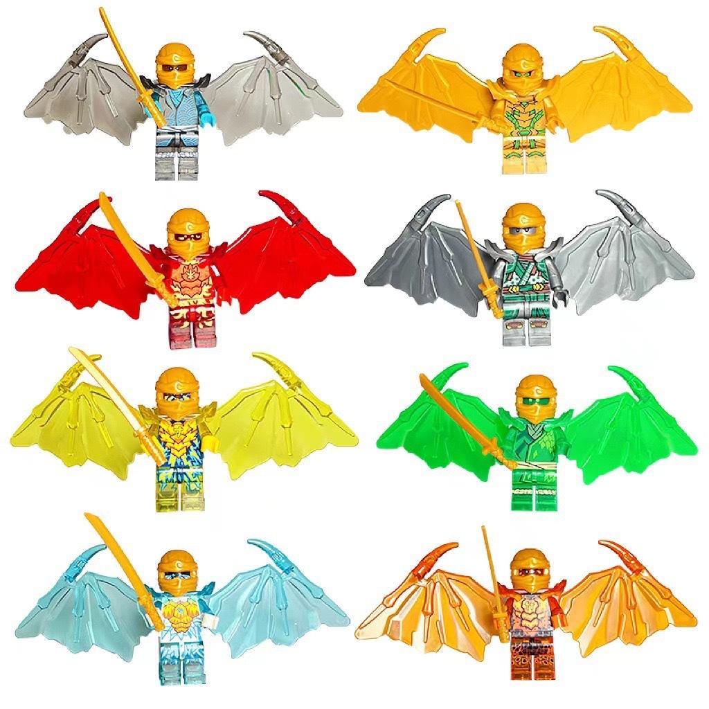 Figure Building Block Doll Villain Phantom Series Figurine Children Assemble Toy Boy