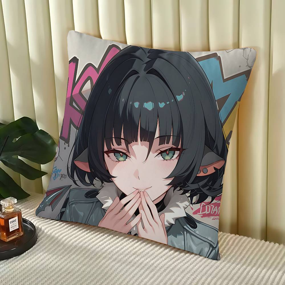 

J-Джейн Доу Персоналізована Наволочка Пилозахисний Чохол для Подушки Спальня Дитяча Вечірка Декорація Наволочка День Народження Дитячий Подарунок 16x16Inch