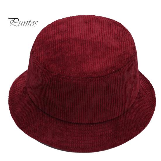 Sombrero de Pescador Cubo Plegable Liso Perfil Bajo Color Sólido Casual Mantener Caliente Hombre Pana Invierno Térmico Hombres Mujeres Gorra para Exterior Adultos