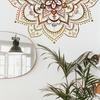 Lotus Wall Sticker Mandala Wall Decal Repositionable