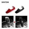 Car Styling ABS Carbon Fiber Gear Shift Cover Sticker Fit For BMW E60 E70 X5 X6