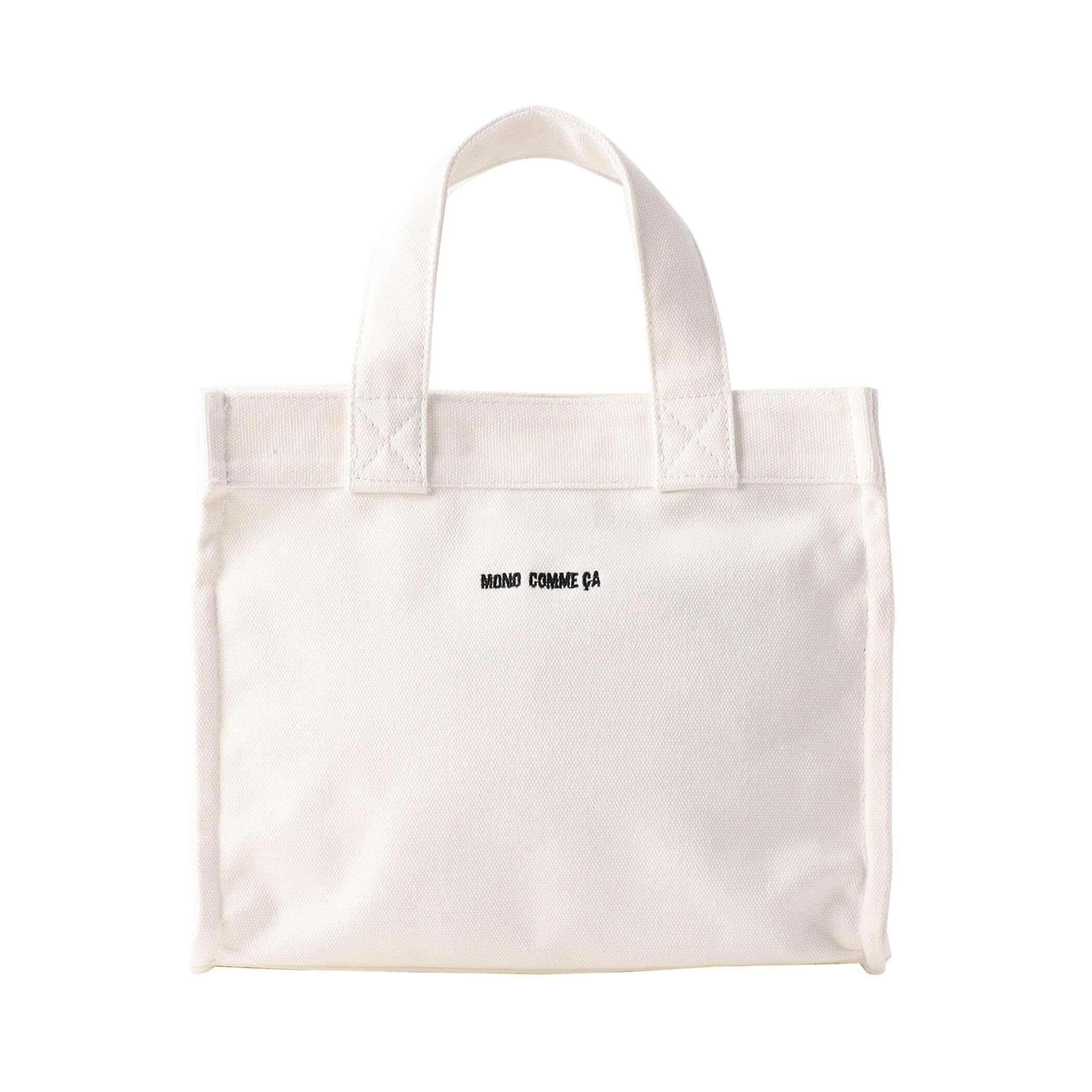 

Ca Comme Canvas Mini Tote F White [Comme Ism] (Mono Ca) 95-30BK01-205 білий