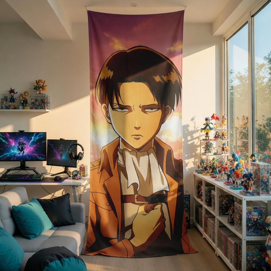 Aot Anime Wall Tapestry, Hd Print Art Poster, Cool Room Decoration For Anime Fans & Otaku