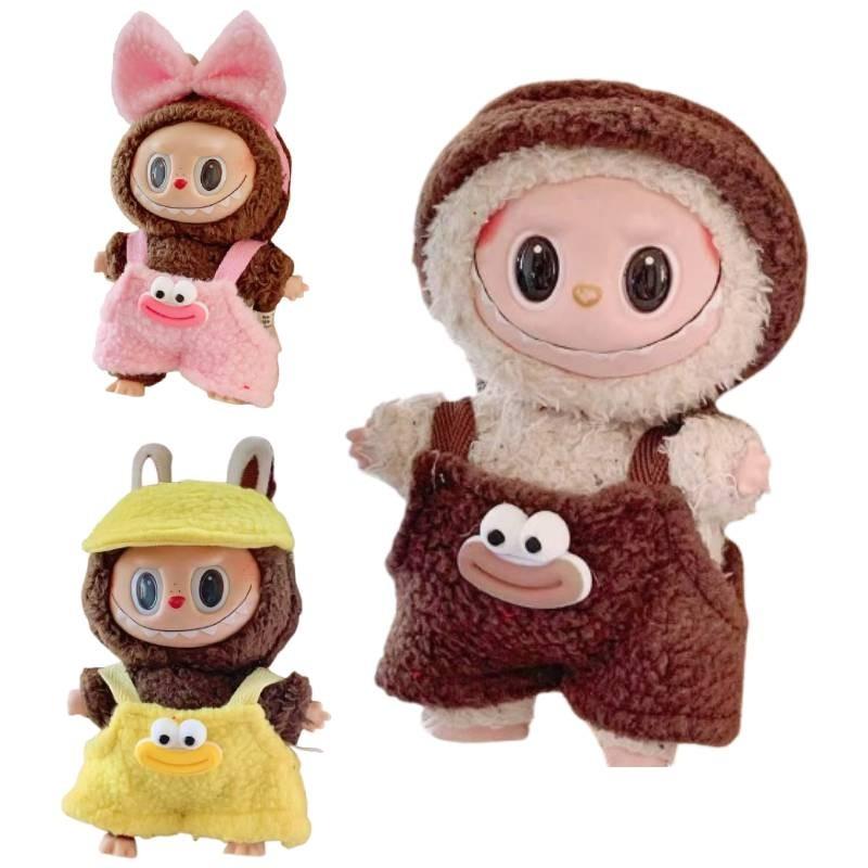 Plush Christmas Clothes Suspender Trousers Clothing Ornament No Dolls