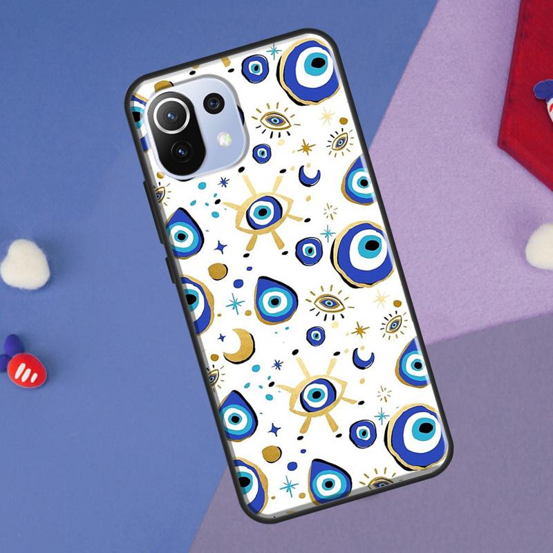 

Evil Eye Cover For Xiaomi 13 14 Ultra 11T 12T 13T 14T Pro POCO X7 Pro X3 X5 F3 F5 F6 M6 X6 Pro Case Xiaomi 13