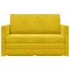 Sofa Bed Sunflower Yellow 124 X 71 X 78 Cm Velvet