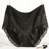 Underpants for Women Low Waisted Briefs with Black Fungus Edges Cute Simple Cotton Breathable Triangle Underwear Panties