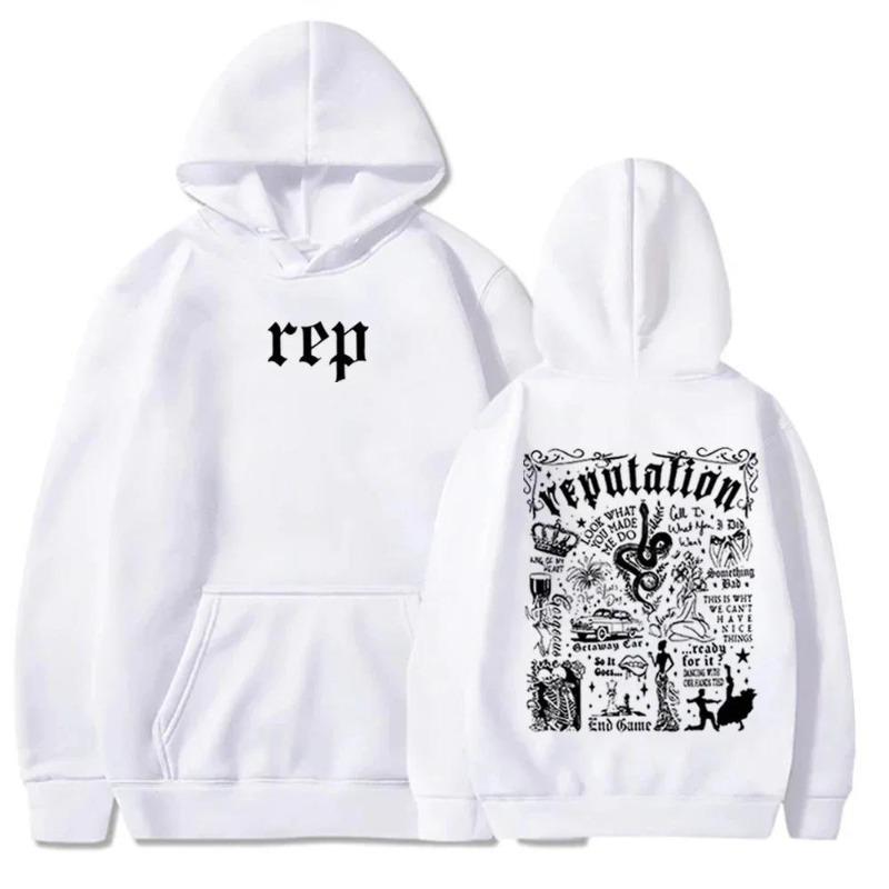 Taylor Reputation Hoodie Pop Music Hoodie Taylor Music Sweat Hoodies Women Men Long Sleeve Hooded Sweatshirts Unisexl  Casual