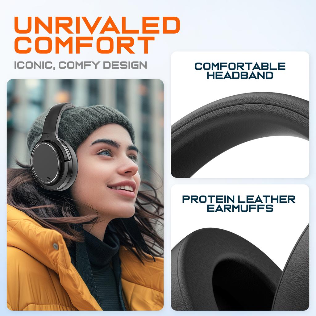 2022 Top Seller M1 HiFi Earphones & Headphones Noise Cancelling with Microphone 65 Hours Playtime
