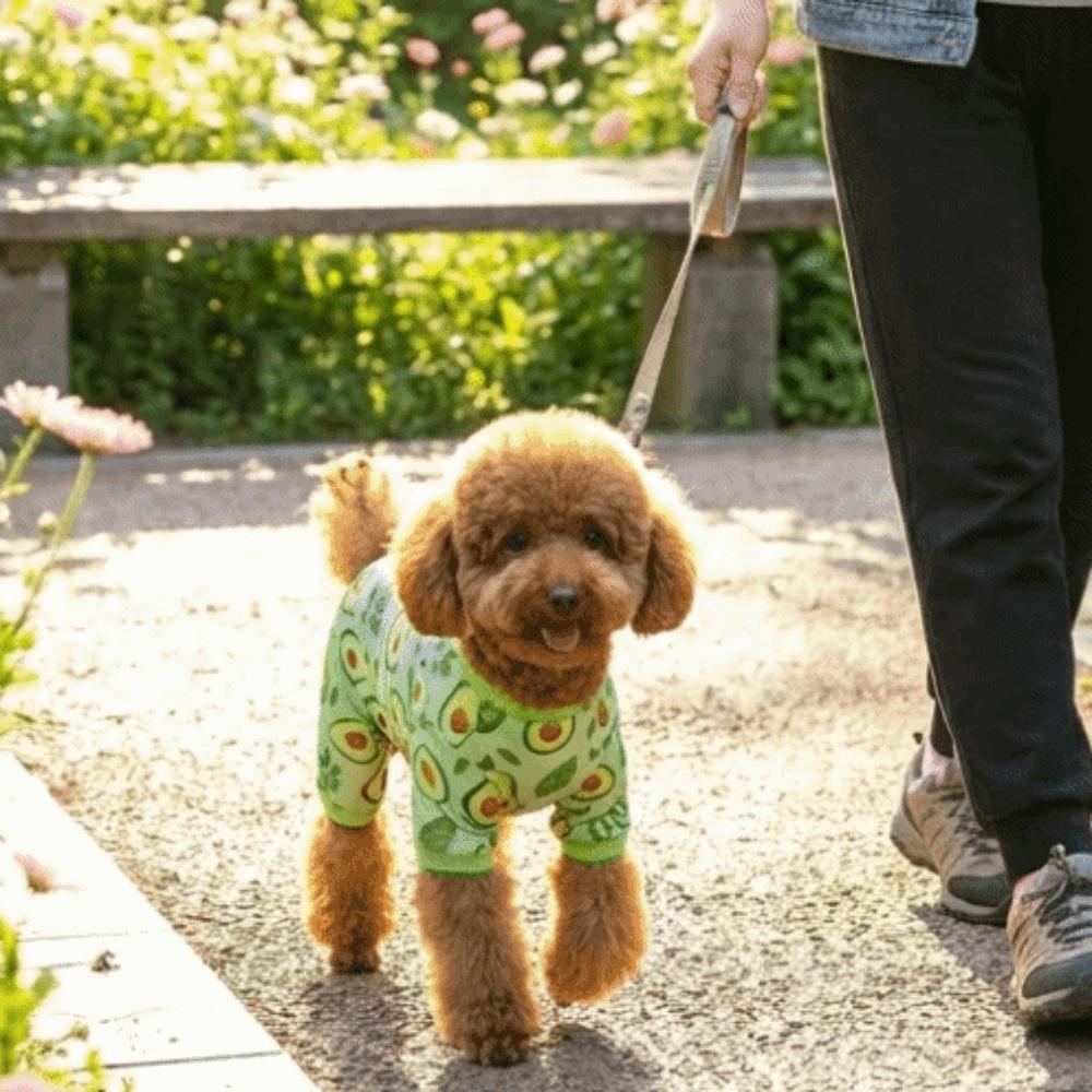 Soft Dog Sunscreen Clothes Breathable Mesh Pet Pajamas Dog Cooling Jumpsuit  Costume For Pets