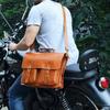 Leather Messenger Bag: Laptop Crossbody Satchel