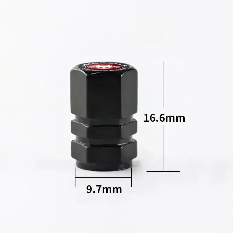 BSIRU1 4pcs Bat Alloy Car Tire Valve Cap Air Stem Cover for Chevrolet Cruze Aveo for Honda Civic Fit Jazz Accord for Ford Focus Fiesta