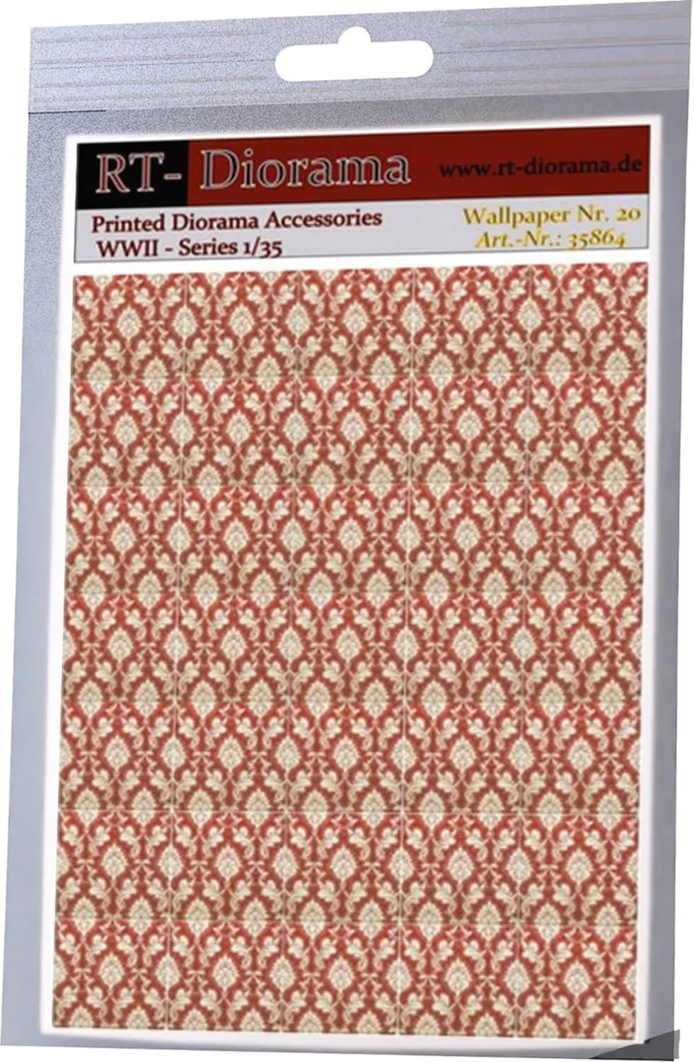 

RT Диорама Принт Аксессуар Обои 20 Миниатюрный Аксессуар RTD35864 1/35 Нет. (Декорации)