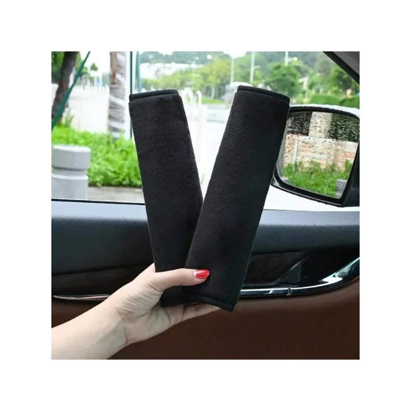Universal Car Seat Belt Cushion Strap Cover Cushion Strap Safety Shoulder Short Plush Protector Interior Accessories