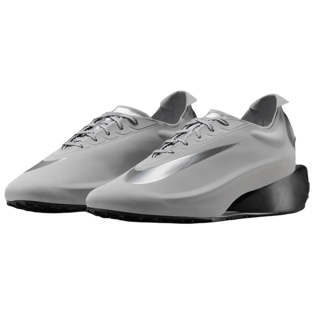 Nike  First Sight Noir Flat Silver Women Sneakers Metallic-Silver Black HQ2409-005
