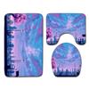 Landscape Bathroom Floor Mat Toilet Three-Piece Set