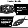 3 Pcs 3D Metal Jesus Christian Fish Decal Stickers, Self-Adhesive Scratch-Resistant Decals for Car Exterior, Trunk & SUV, Weatherproof Religious