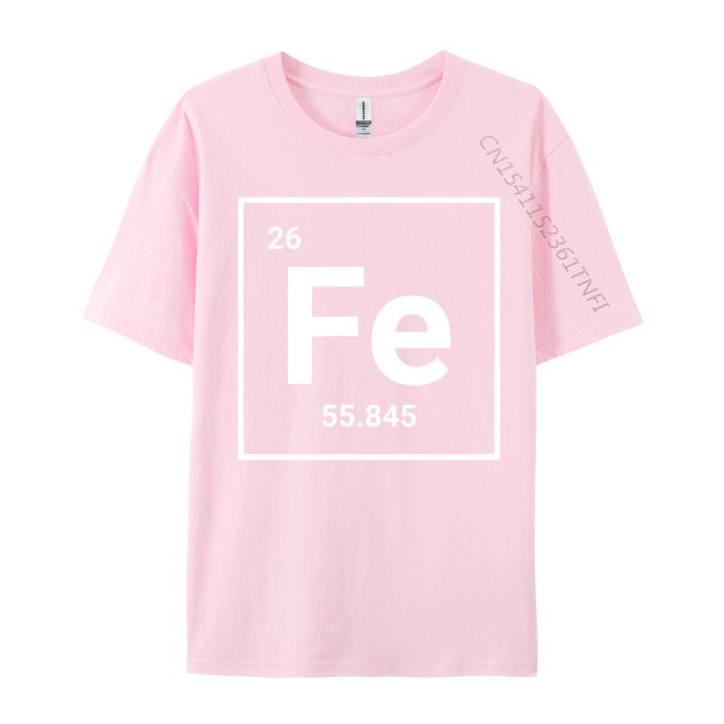 Iron Periodic Table Eleunisexts Sign Fe Tops Tees Pochacco Skeleton Halloween Cotton Crew Neck Unisexs T Shirt Normal