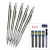 0.3 0.5 0.7 0.9 1.3 2.0mm Mechanical Pencil Set Full Metal Art Drawing Painting Automatic Pencil with Leads Office School Supply KTY
