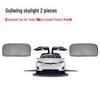 Tesla Model X Frost Crystal Sunshade for Wing Doors & Front Sunroof