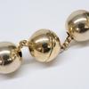 JIL SANDER [Beautiful Condition] 925 Sphere Ball Necklace S Gold colorUsed