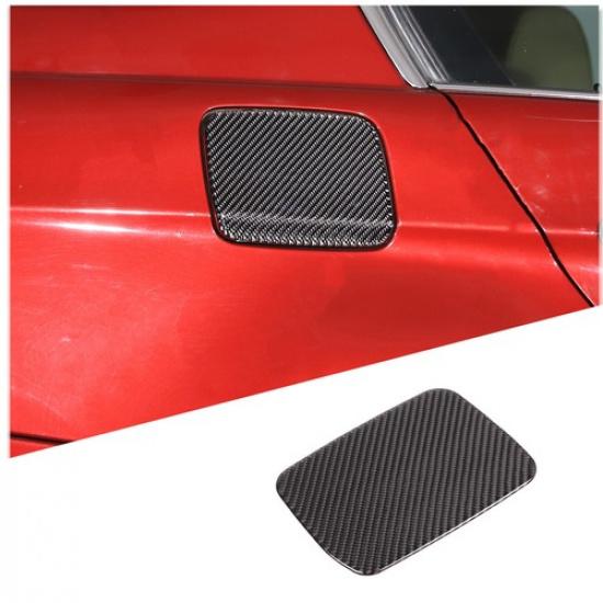 Carbon Fiber Fuel Tank Cover Gas Cap Trim Sticker For BMW 3 Series E90 2005-12