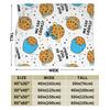 Cookie Monsters Blankets  Soft Warm Street Trend Plush Throw Blanket For Students Outdoor Flannel Bedspread Bed Cover
