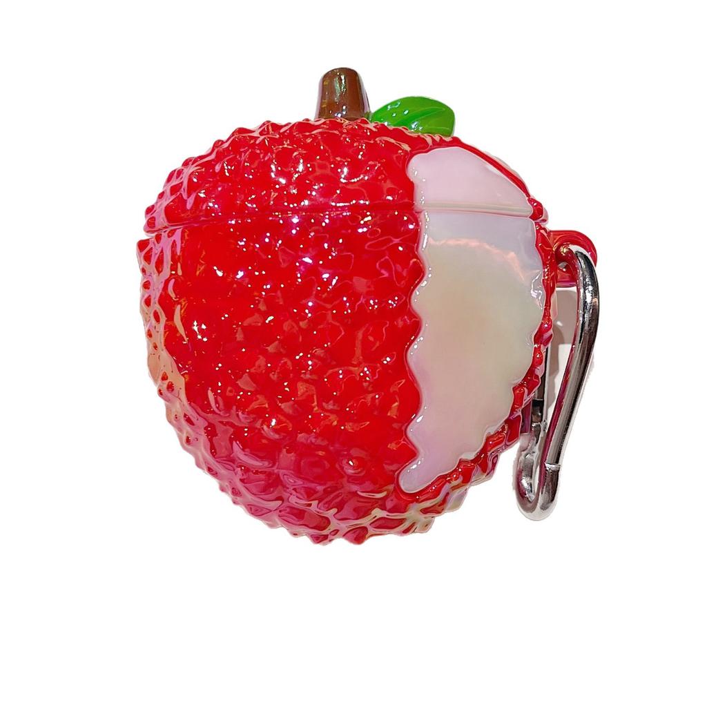 Cute electroplated lychee AirPods pro apple bluetooth headset case 1/1/1/1st generation cartoon protective case