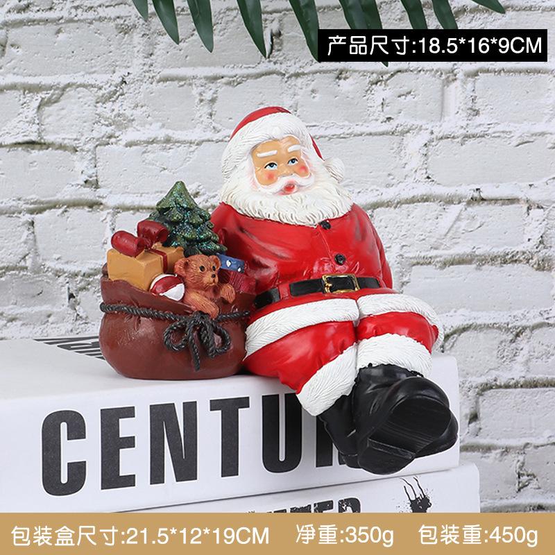  Decorațiune Creativă de Crăciun Decorațiune Luminoasă Moș Crăciun Artizanat din Rășină Păpușă Om de Zăpadă Petrecere de Sărbători Decorațiune pentru Casă