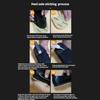 3 Pares Suelas de Goma Resistentes al Desgaste Protectores Suelas de Repuesto para Reparación de Zapatos Parches Antideslizantes para Reparar Talón de Zapato Desgastado