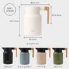 Rivers Thermo Insulated Thermos To Wide Keeps Hot and Tabletop Ash Jug, Quito, (Easy Clean, Mouth, Cold), 1200ml, Thermos, Blue, A_JG001BL