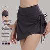 Women's High Waist Athletic Skirt: Summer Slimming Drawstring Mini for Running, Tennis, Badminton, Yoga