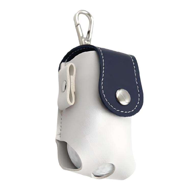 PU Leather Golf Ball Pouches With Keychain Hook Waterproof Golf Ball Organiser Bag for Small Accessories Management