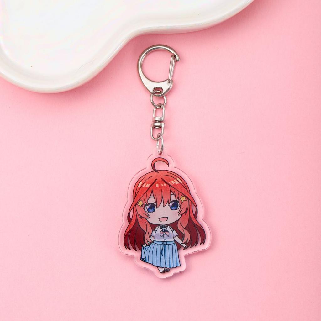 1/10 Stück Anime The Quintessential Quintuplets Acryl Schlüsselanhänger Rucksack Anhänger Tasche Charms Zubehör Dekoration Feiertagsgeschenke