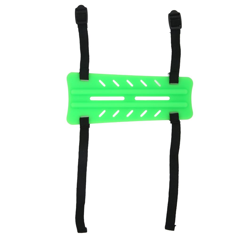 Archery Arm Guard Rubber Arm Protector Hunting Accessories with 2 Strap Buckles for Adults Children Green