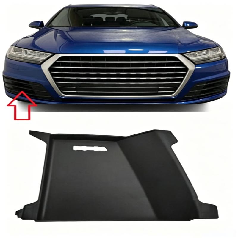 Front Bumper Fog Light Grilles Matte Black Weather Resistant High Durability for Q7 Exterior Auto Parts