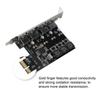 Four Ports USB 3.0 Super Fast 5Gbps PCI E Expansion Card PCI Express Adapter Converter Card 6A Power Supply Module For